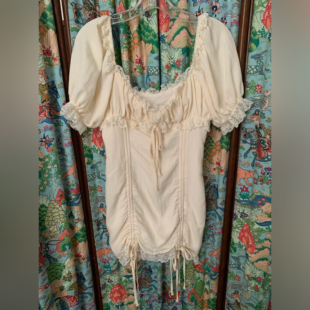 Dolls kill/Mable Ruched Mini Dress